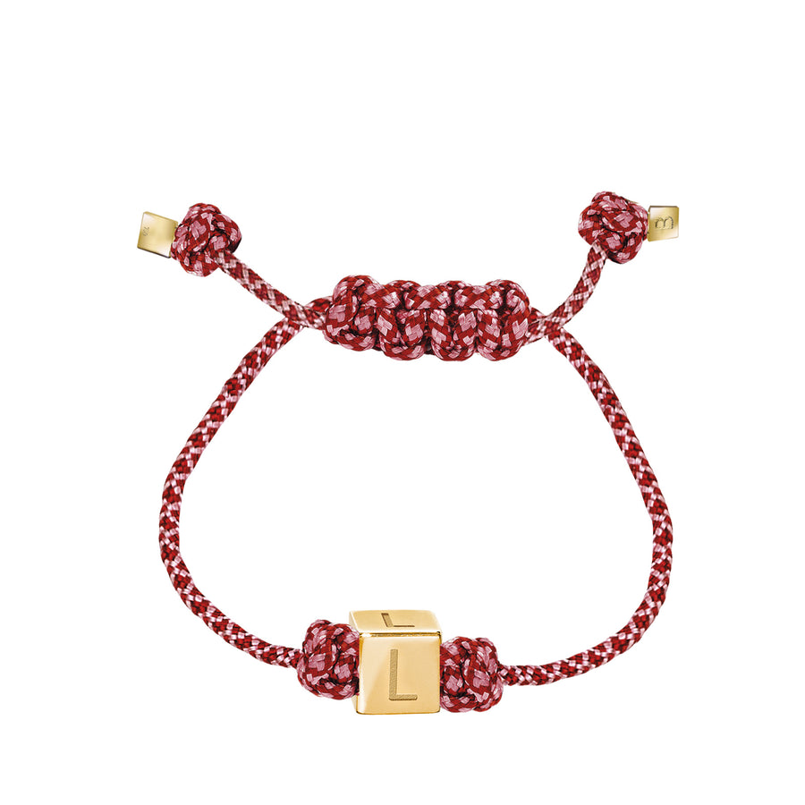 L Initial String Bracelet | BY YOU