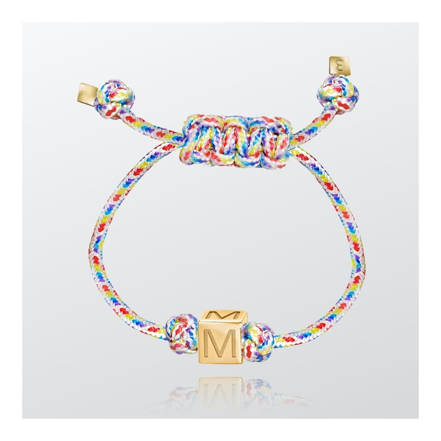 M Initial String Bracelet | BY YOU