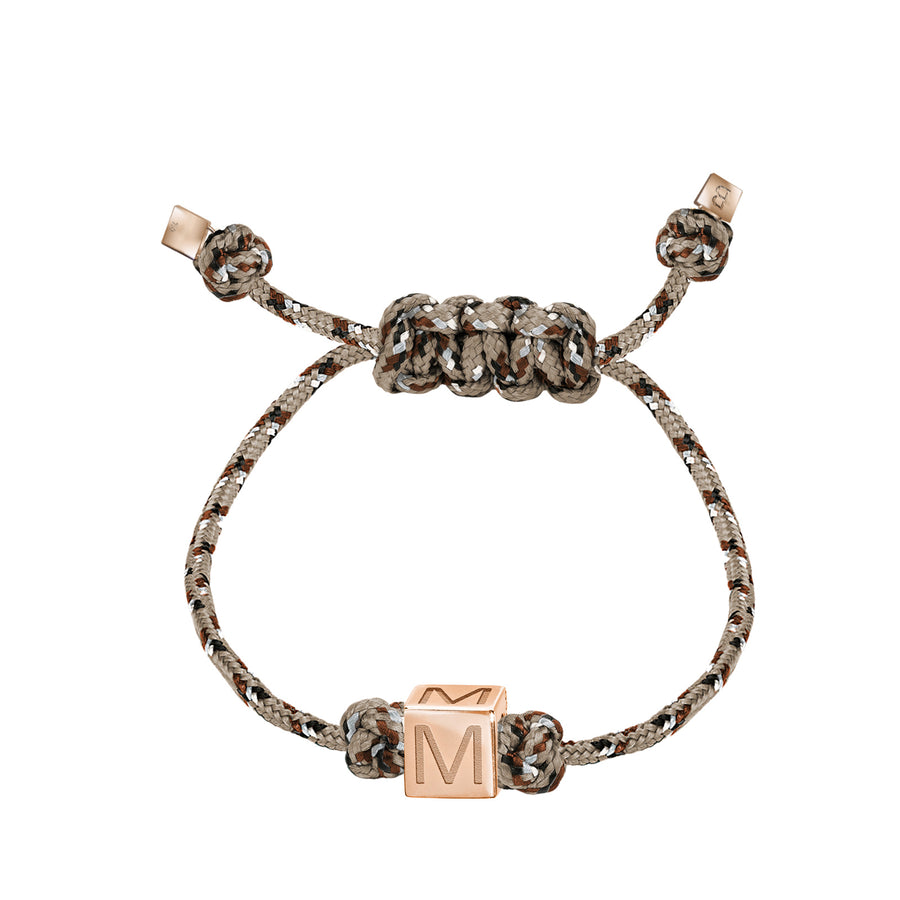 M Initial String Bracelet | BY YOU