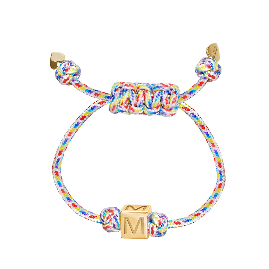 M Initial String Bracelet | BY YOU