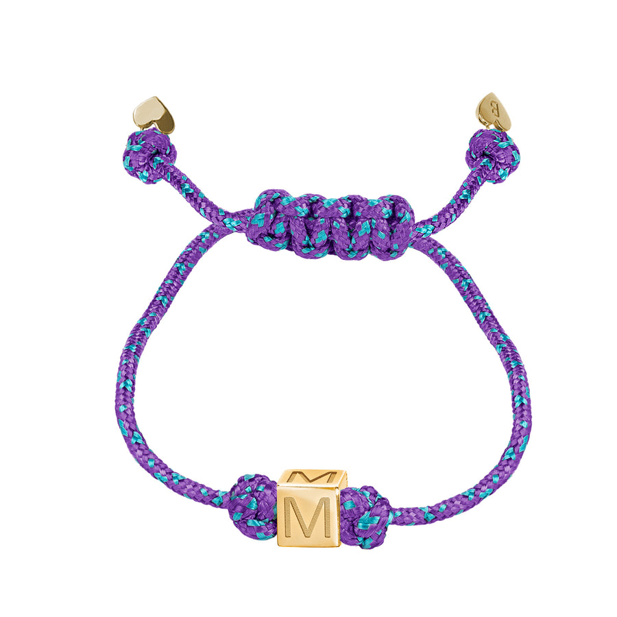 M Initial String Bracelet | BY YOU