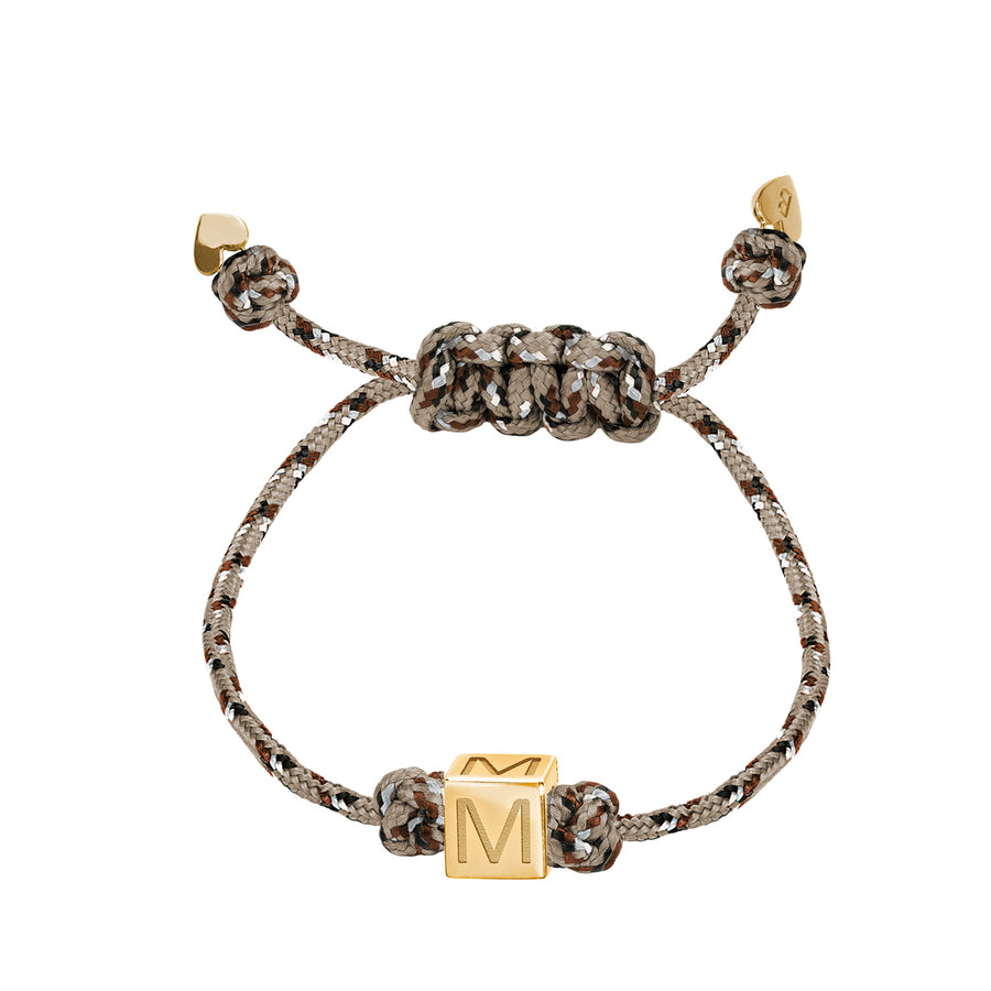 M Initial String Bracelet | BY YOU