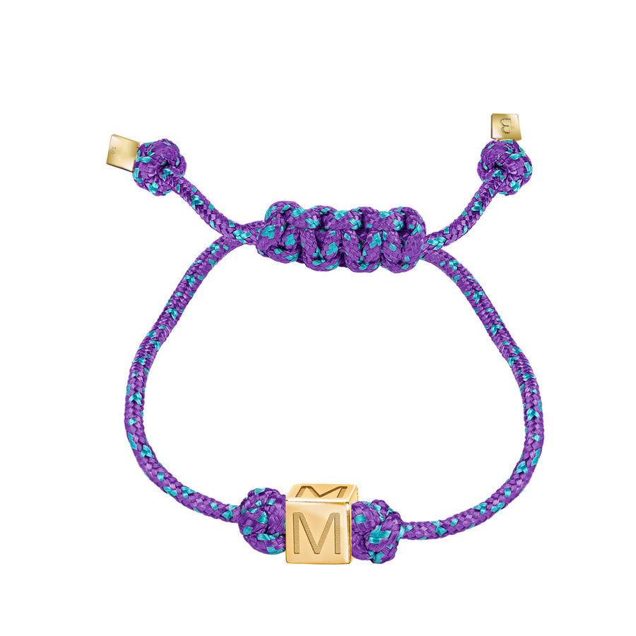 M Initial String Bracelet | BY YOU