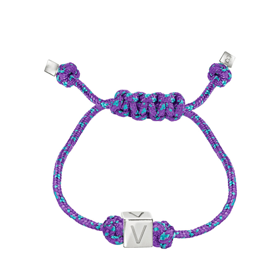 V Initial String Bracelet | BY YOU