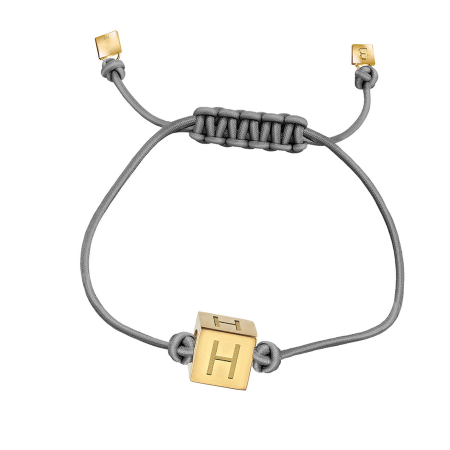H Initial String Bracelet | BY YOU