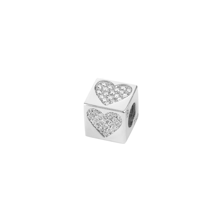 Big Diamond Heart Cube | B BRILLIANT 🖤 -Cube- boumejewelry.