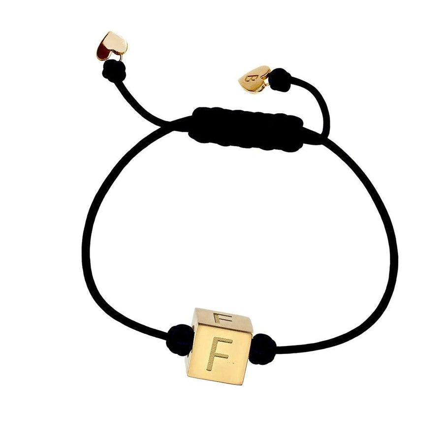 F Initial String Armband | BY YOU