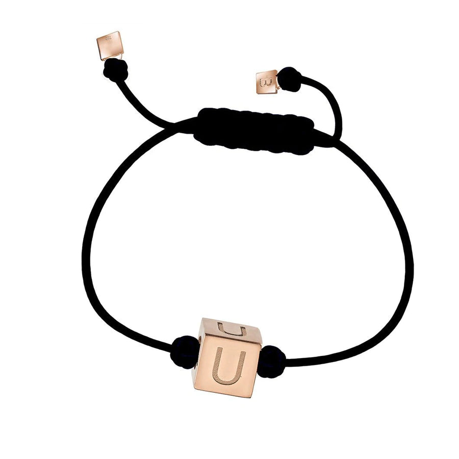 U Initial String Bracelet | BY YOU