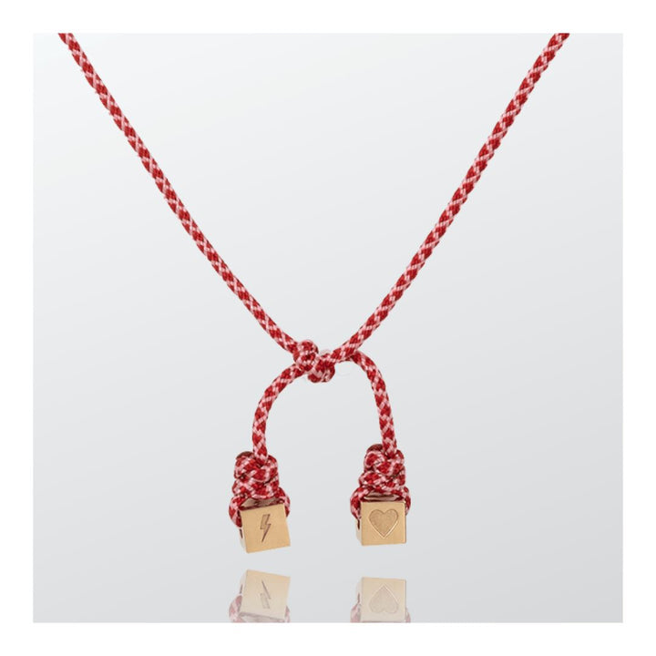 Bolt Heart String Choker | B CHEEKY -Necklace- boumejewelry.
