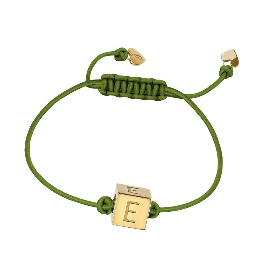 E Initial String Armband | BY YOU