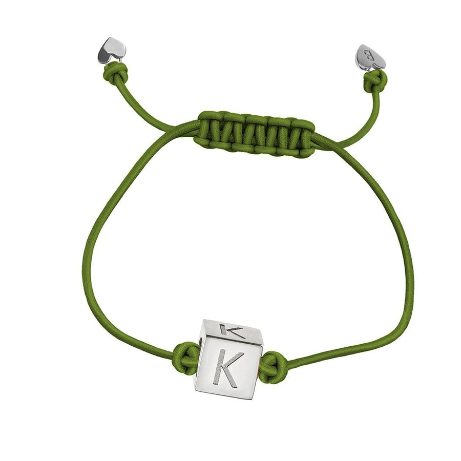 K Initial String Bracelet | BY YOU