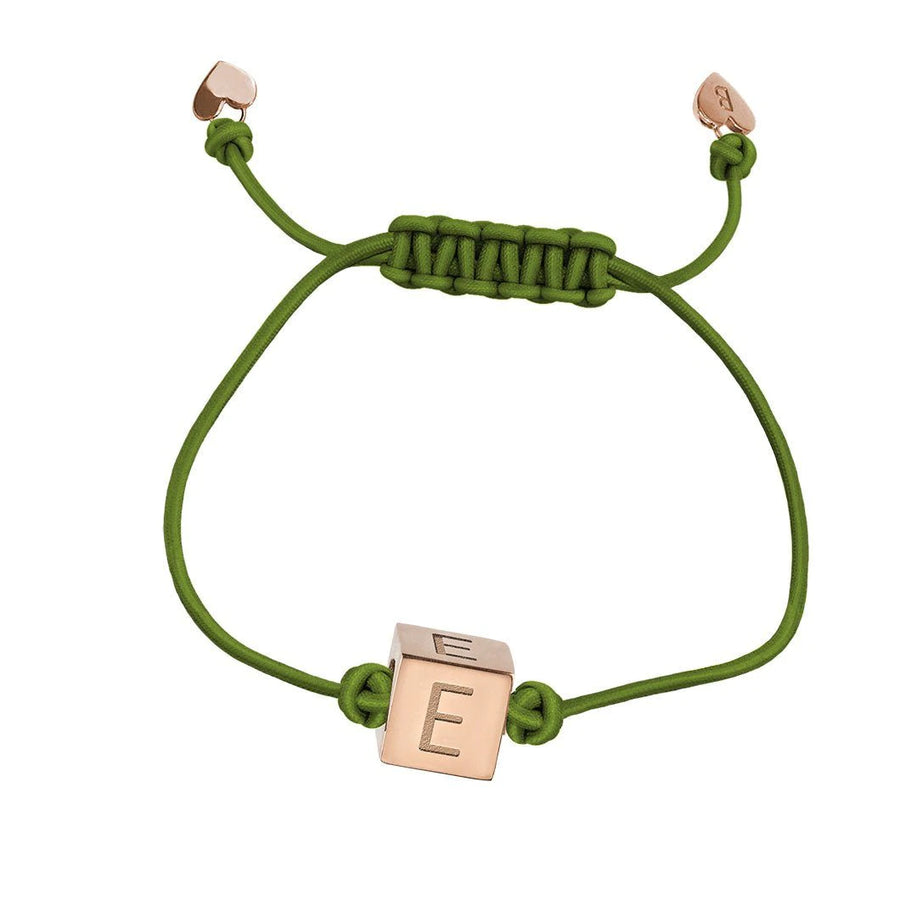 E Initial String Bracelet | BY YOU