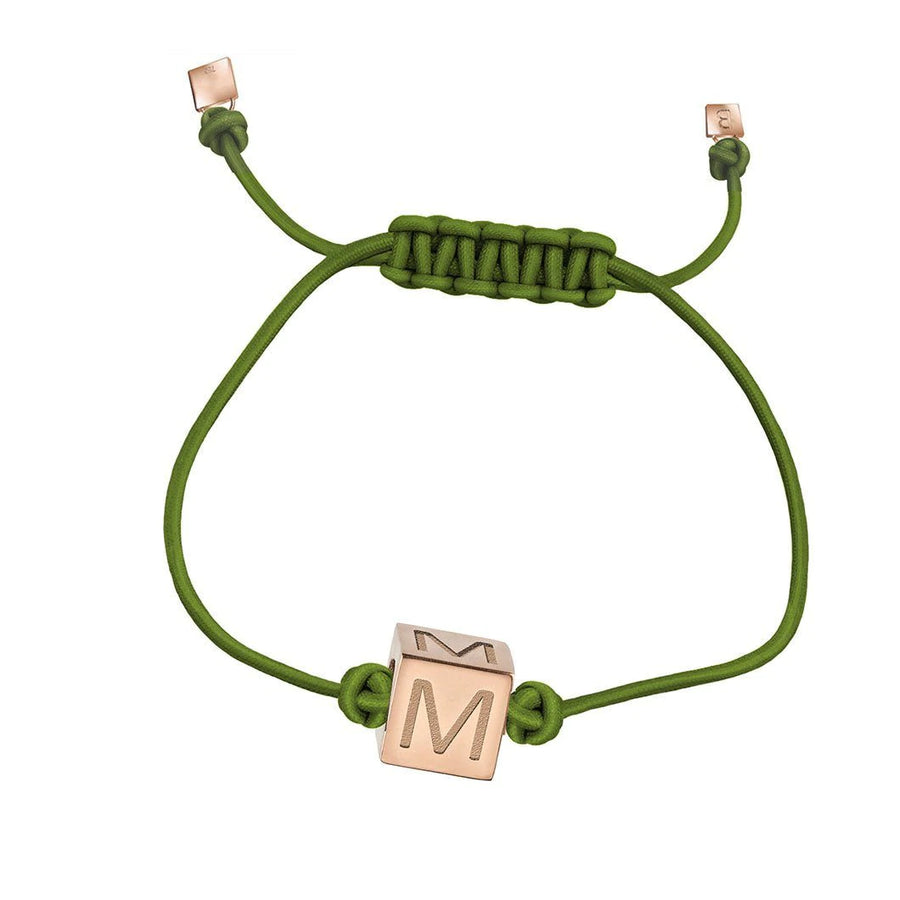 M Initial String Bracelet | BY YOU