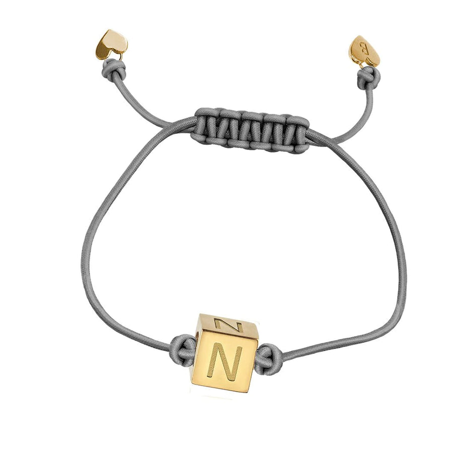 N Initial String Bracelet | BY YOU