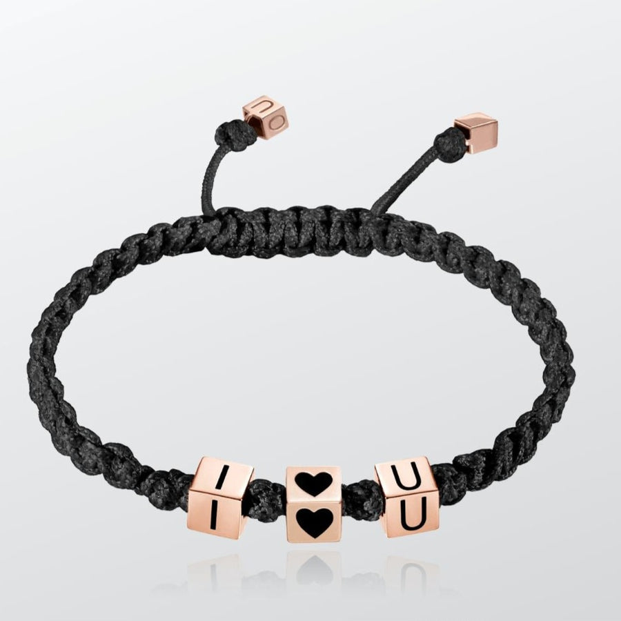 I🖤U Braided Bracelet | B REAL -Bracelet- boumejewelry.