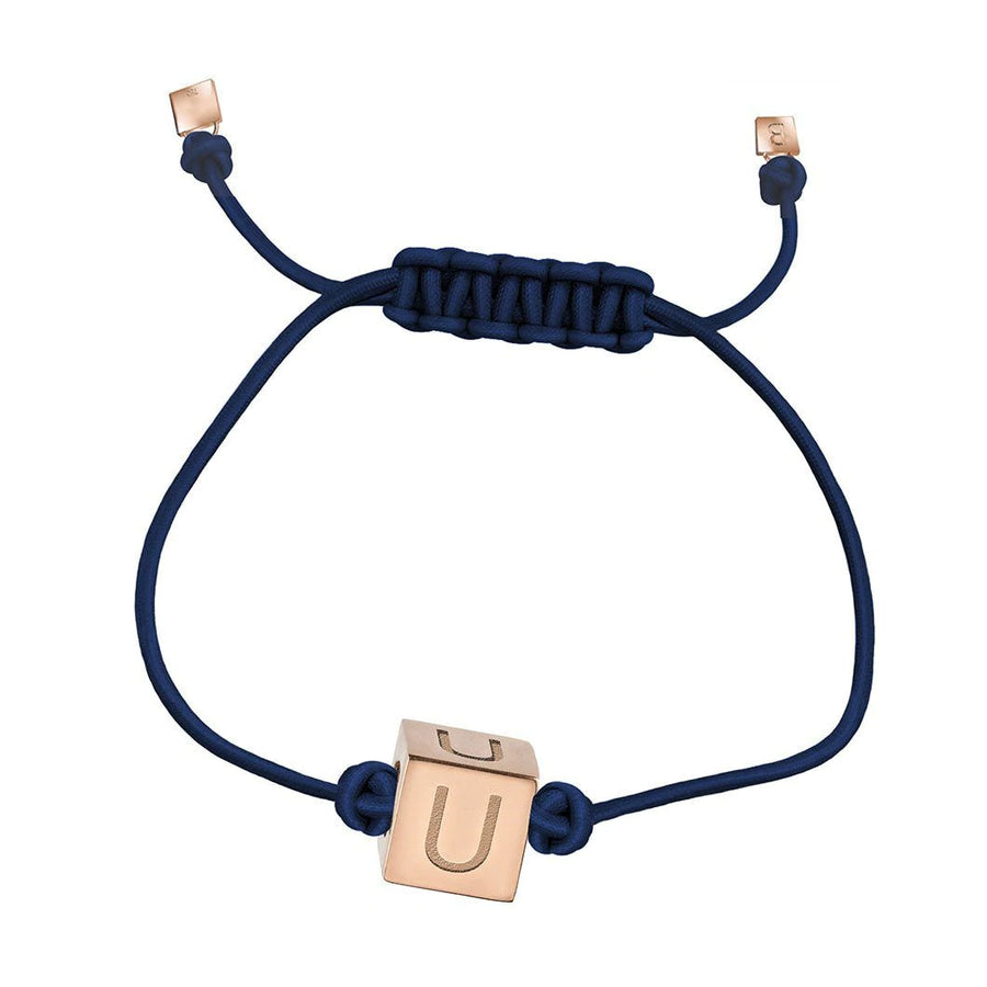 U Initial String Bracelet | BY YOU
