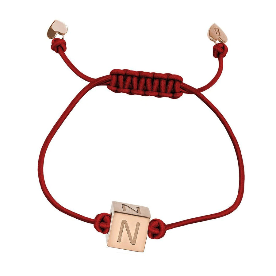 N Initial String Bracelet | BY YOU