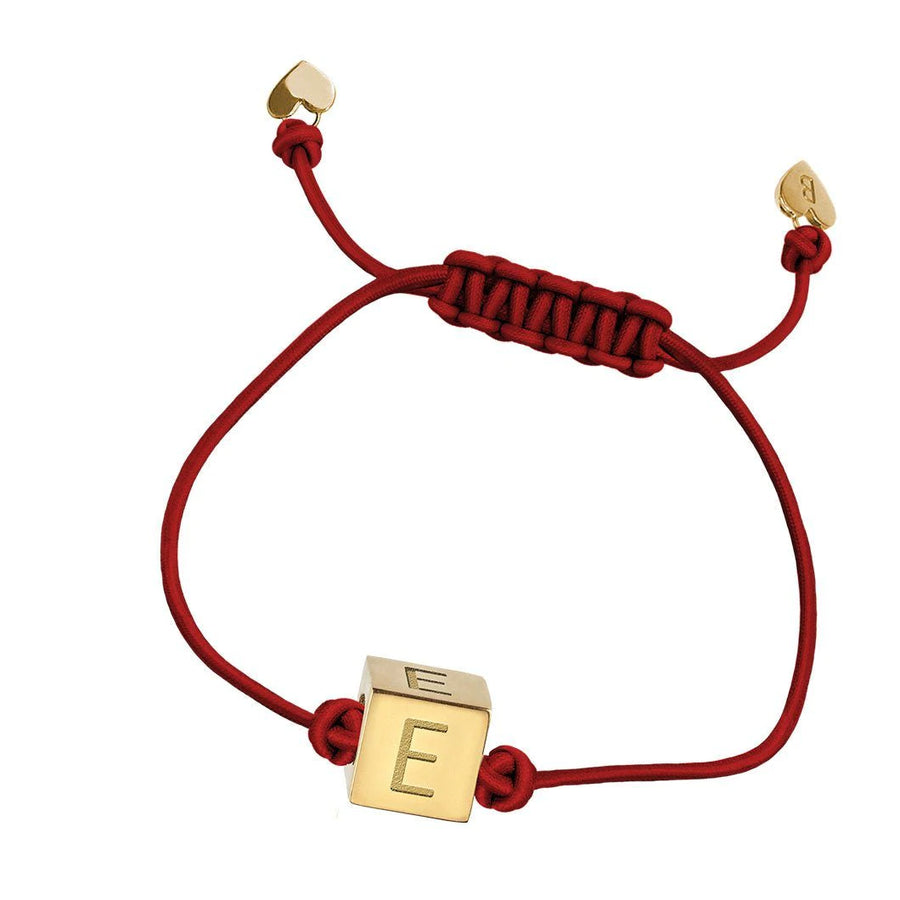 E Initial String Armband | BY YOU
