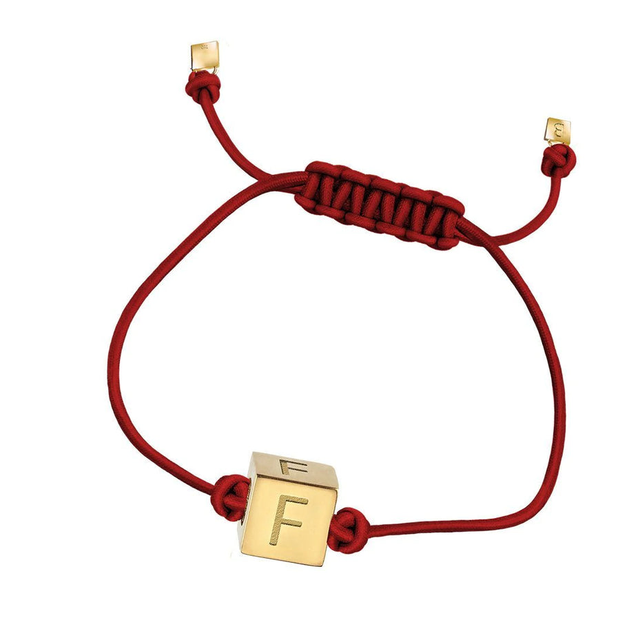 F Initial String Armband | BY YOU