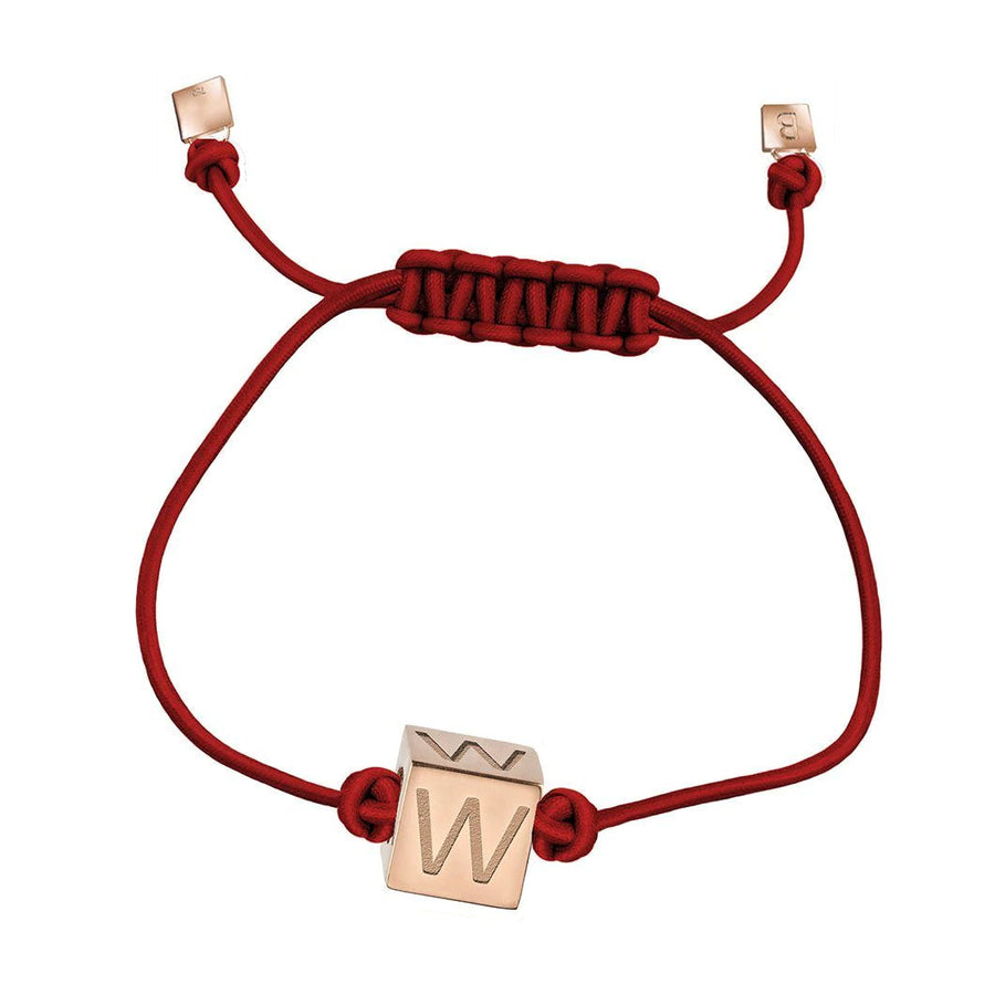 W Initial String Bracelet | BY YOU