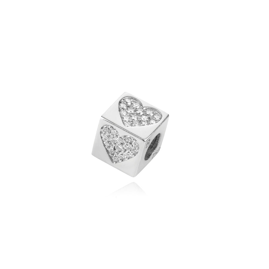 Small Diamond Heart Cube | B BRILLIANT 🖤 -Cube- boumejewelry.