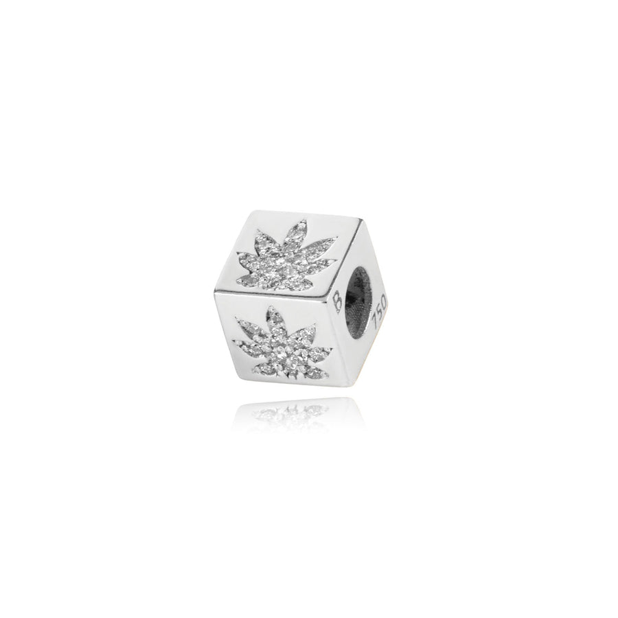 Small Diamond Weed Cube | B BRILLIANT -Cube- boumejewelry.